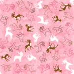 Ditsy deer - pink