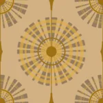 Art Deco Radiance - Restrained Gold