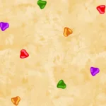 Sugarplums Ditsy - Frosted Gold