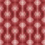 Bright abstract medallions: Cranberry