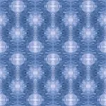 Bright abstract medallions: navy blue