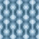 Bright abstract medallions: sapphire