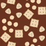 Crackers charcuterie - red wine