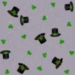 Leprechaun Hats - Heather Grey