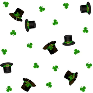 Leprechaun Hats - White